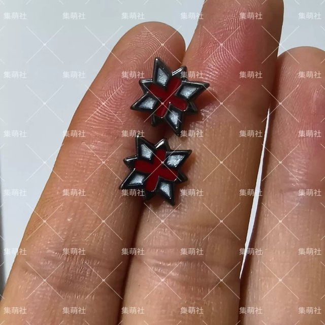 COSLOLITA Ohrstecker, Acryl, Silber, Unisex - Bild 1
