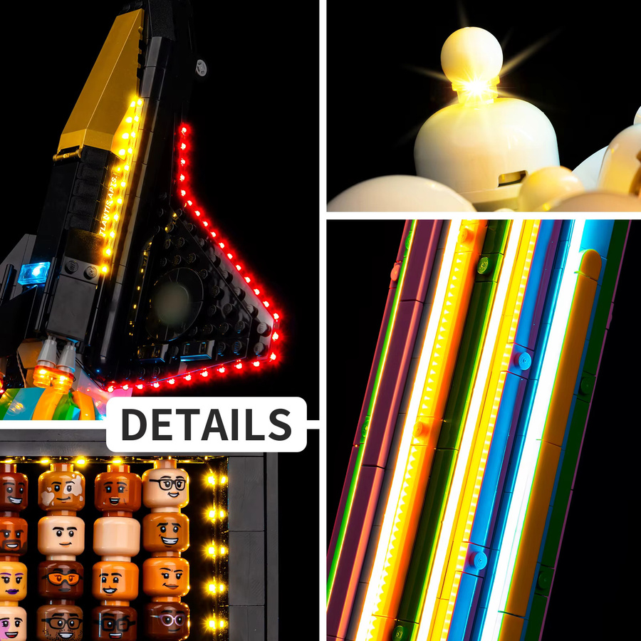 BlockGlow LED-Beleuchtungsset für LEGO Over The Moon, multicolor - Bild 3
