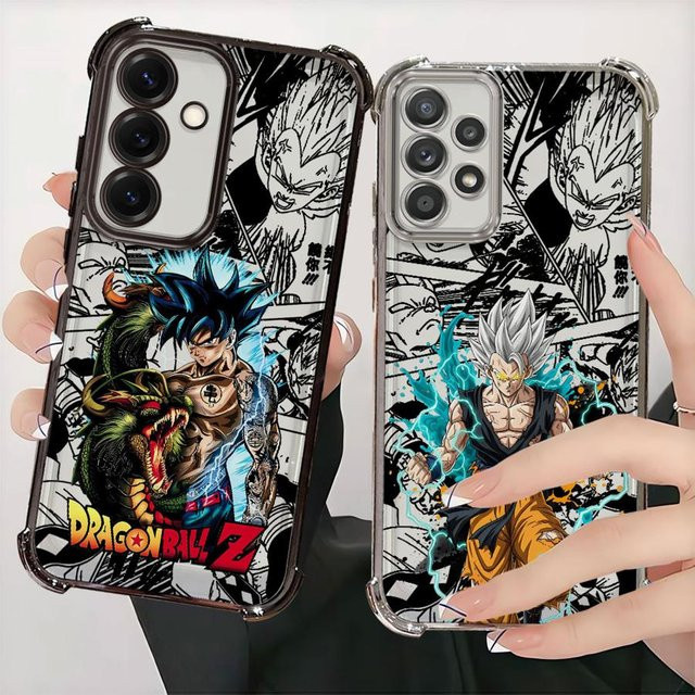 Weiche Handyhülle mit Cartoon Dragon Balls Design für Samsung Galaxy A25 A13 A52 A55 A15 A26 A24 A33 A35 A36 A21s A16 in Multicolour - Bild 1