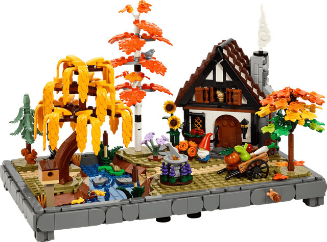 LEGO Icons Herbstlicher Landhausgarten Konstruktionsspielzeug - Bild 3