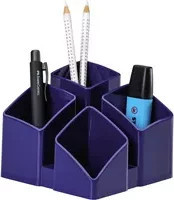 HAN Stifteköcher SCALA in Blau aus Kunststoff, B/T/H: 12,5 x 10,0 x 4,0 cm - Bild 1