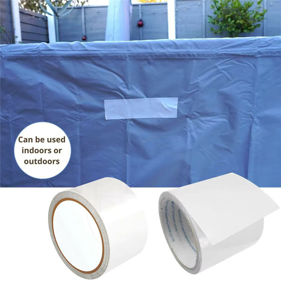 Transparentes selbstklebendes Reparaturband für Campingzelte und Wohnmobile als hochviskoses Reparaturpflaster - Bild 4