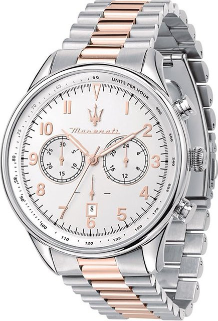 Maserati Chronograph, Edelstahl, Bicolor, Quarz, Herren - Bild 1