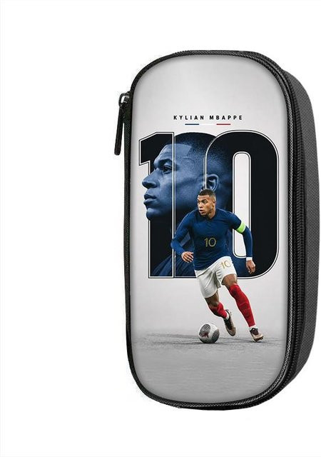 Fancy Style Studio Federmäppchen M-Mbappe Muster Kosmetiktasche mit großem Fassungsvermögen in Multicolour - Bild 1
