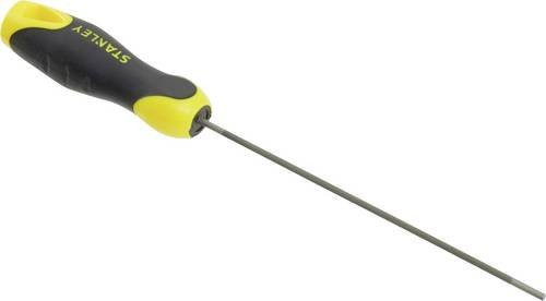 Stanley Kettensägenfeile rund aus Stahl in Gelb, Durchmesser: 4 mm, Länge: 200 mm - Bild 1