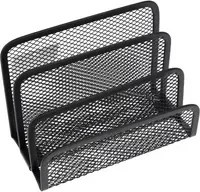 Westcott Briefständer Mesh in Schwarz aus Metall, B/T/H: 14,0 x 10,0 x 7,0 cm - Bild 1