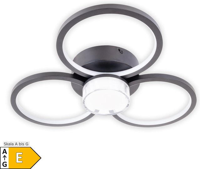 Näve LED Deckenleuchte CIMO Ring in Weiß, dimmbar, Durchmesser: 43,6 cm - Bild 1