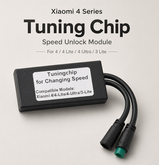 Geschwindigkeits-Entsperrmodul für Xiaomi Elektroroller 4 4 Lite 4 Ultra 3 Lite Tuning-Begrenzer-Bypass-Verbinder in Schwarz - Bild 1