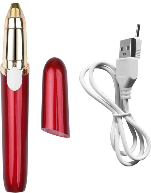 YJMP beauty health Elektrischer Augenbrauen Trimmer, Rot, Damen - Bild 1