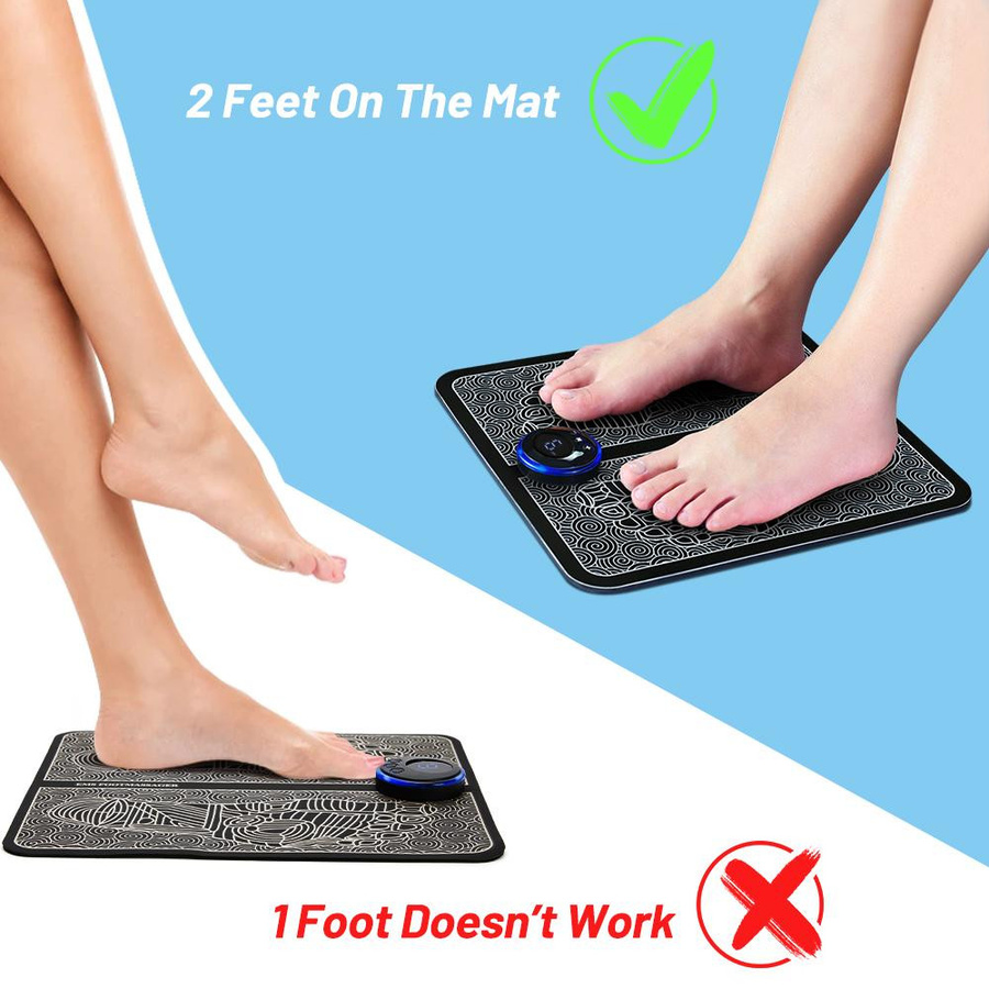 Binchi Health Technology Elektrische EMS Fuß Massager Pad, black - Bild 6