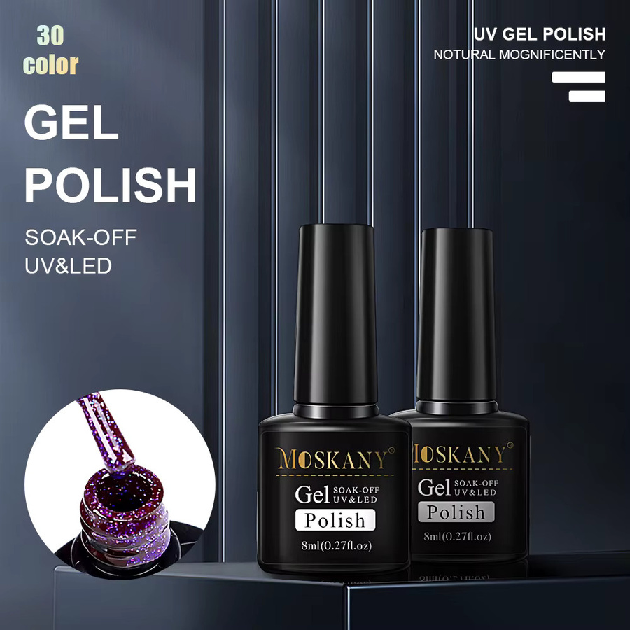 MOSKANY UV Gel Nagellack Set, Glänzend - Bild 4