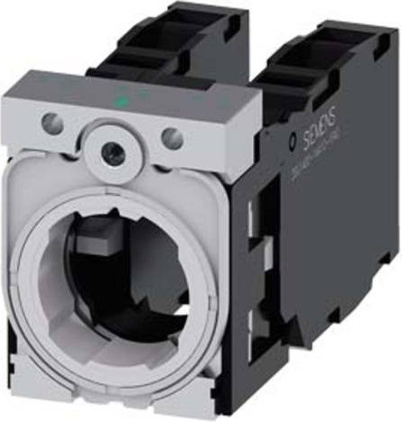 Siemens Halter für 3 Module mit 2 Schließern und 2 Öffnern, Grau, Kunststoff - Bild 1