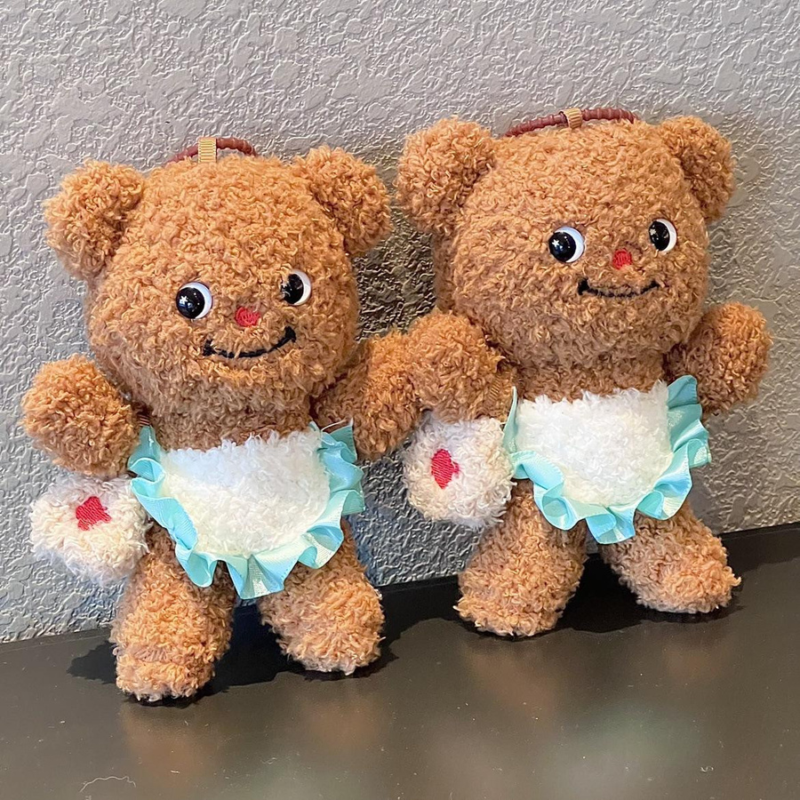 Fashnics Butterbär Plüschtier Schlüsselanhänger 12cm - Bild 2