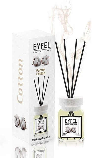 Eyfel Duftdiffusor mit Stäbchen Cotton in White und Black, 120 ml - Bild 1