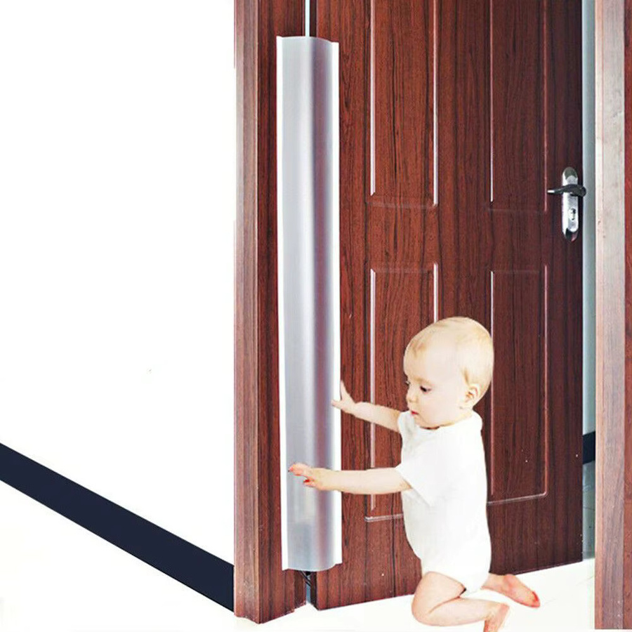 Transparenter Anti-Quetsch-Schutz für Türscharniere als Schaumstoffstreifen zum Schutz der Finger deiner Babys - Bild 4