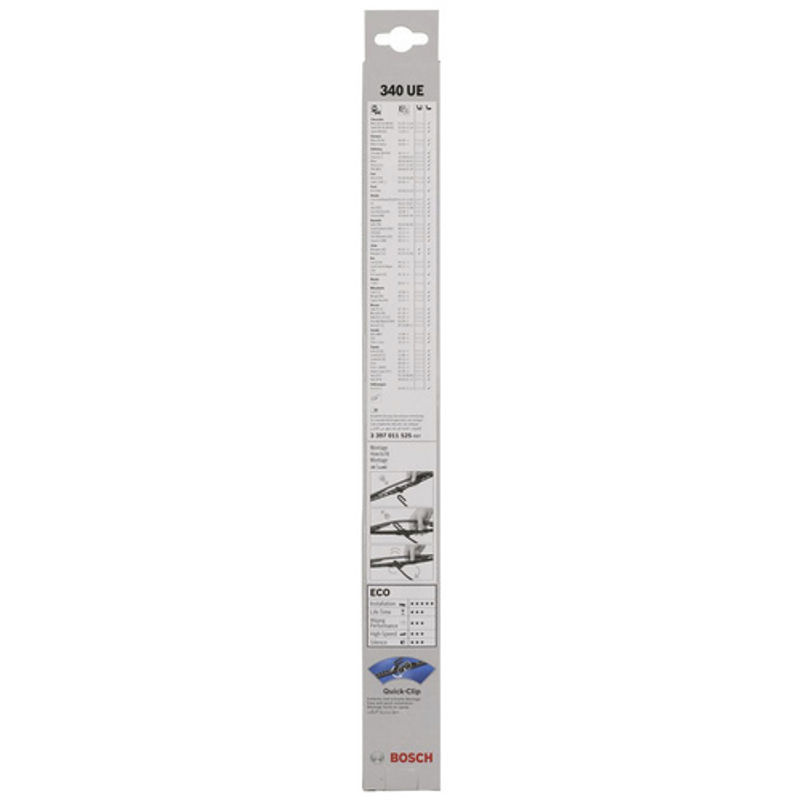 Bosch Wischblatt 340UE in Schwarz inklusive passendem Adapter, Breite: 34 cm - Bild 2