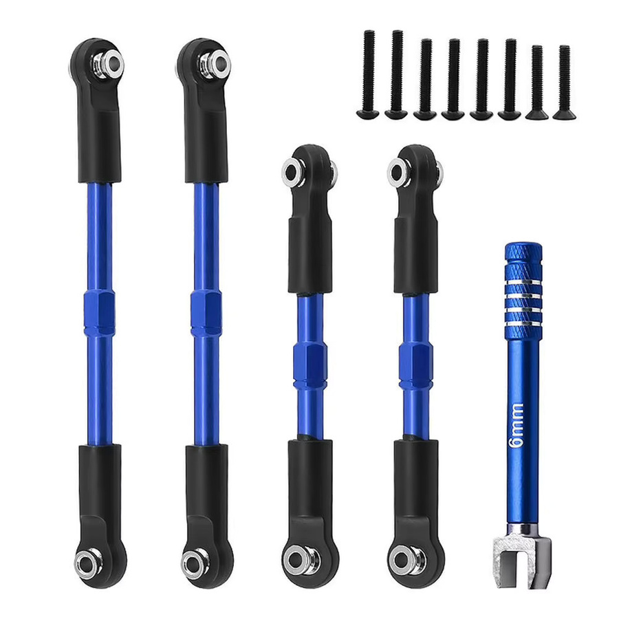 ARRMA Metallspannschloss Camber Links Zehenlinks Set, Blau, Zubehör - Bild 2