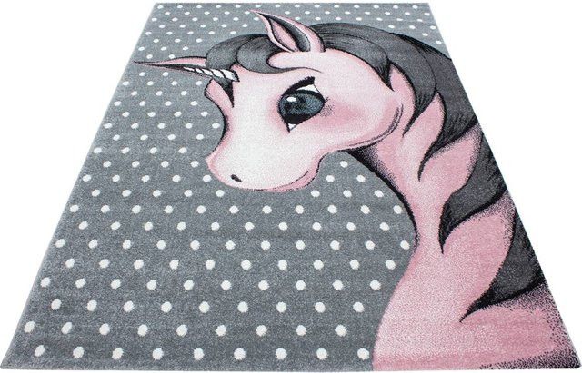 Ayyildiz Teppich KIDS in Pink und Grau, tufted, B/L: 120 x 170 cm - Bild 1