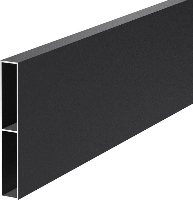 ZacAlu Lattenbrett aus Aluminium in Anthrazit, Breite: 14,5 cm, Länge: 180 cm - Bild 1