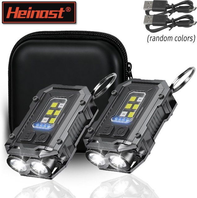 Heinast Multifunktionale COB-LED-Taschenlampe, superhell und tragbar zum Anklipsen - Bild 1