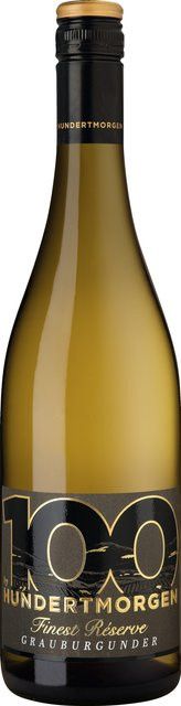 Hundertmorgen 100 by Hundertmorgen Finest Réserve Grauburgunder, Weißwein, Rheinhessen, 2024, trocken, 0,75 l - Bild 1
