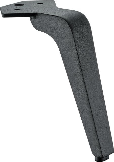 Hettich Möbelfuß Lanoia aus Stahl in Schwarz Matt, Höhe: 15 cm - Bild 1