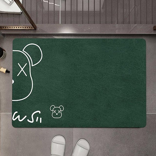 Saugfähige Kieselgur-Bodenmatte von Yiran Furniture, rutschfeste Fußmatte für Badezimmer und Eingangsbereich, Breite: 40 cm, Tiefe: 60 cm - Bild 1