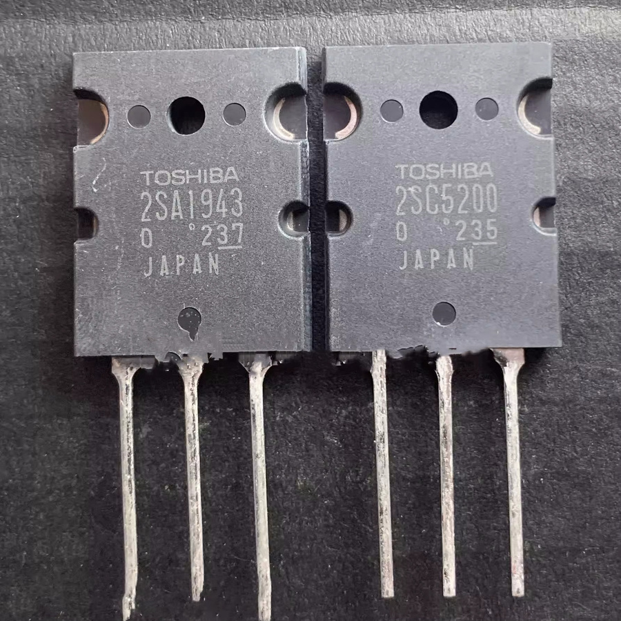 2 Paar Original 2SC5200 und 2SA1943 Audio-Leistungsverstärker Transistoren für HIFI in Schwarz - Bild 2