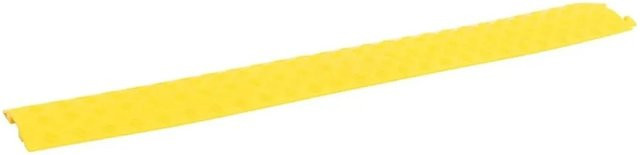 DELUKE Kabelbrücken GEDO 4er Set Gelb Überfahrschutz Bodenschwelle Kabelkanal Rampe für PKW und LKW, Länge: 98,5 cm - Bild 1