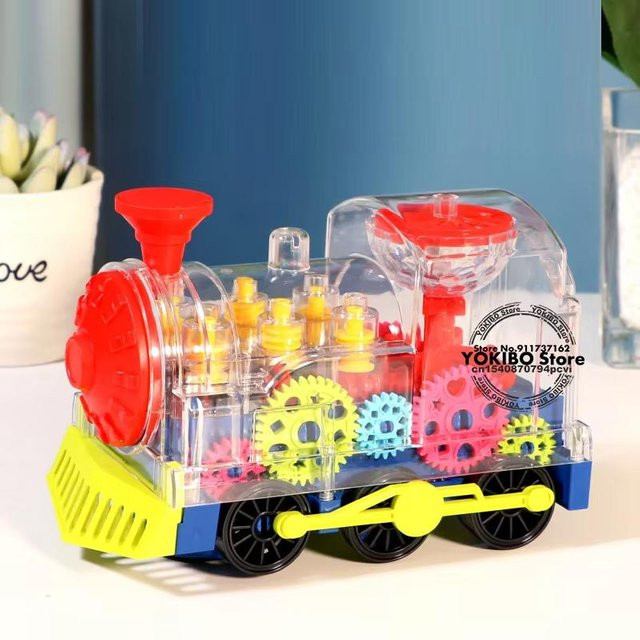 Topmix Elektrische Spielzeugeisenbahn Krabbelzug, mit Licht, Ton, Musik, ab 4 Jahren - Bild 1