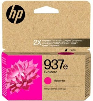 HP Original-Druckerpatrone 937e EvoMore Tintenpatrone in Magenta mit ca. 1650 Seiten Druckleistung - Bild 1