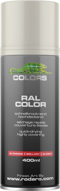 COLORS Sprühlack für Holz in Cremeweiss RAL9001 Glanz, 400ml - Bild 1