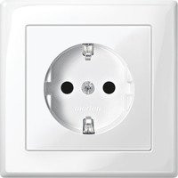 Merten Steckdose System M Unterputz in Weiß IP20 - Bild 1