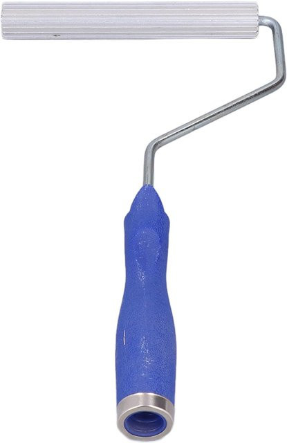 OutsideWorld Laminierblasenroller aus Aluminiumlegierung und Fiberglas, Blau, B: 150 mm, H: 21 mm - Bild 1