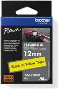 Brother Schriftbandkassette TZe-FX631 für P-touch, Farbe: Gelb, Schriftfarbe: Schwarz, Breite: 12 mm, Länge: 8 m - Bild 5