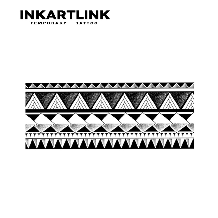 INKARTLINK Temporäres Tattoo-Armband, wasserfest, semi-permanent, Unisex - Bild 3