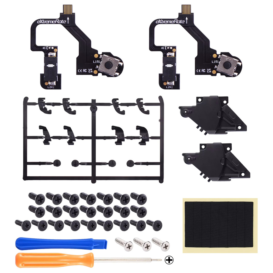 eXtremeRate Micro Switch Clicky Hair Trigger Kit V2 für PS5-Controller BDM-010 und BDM-020 Schultertasten mit Mausklick-Funktion - Bild 7