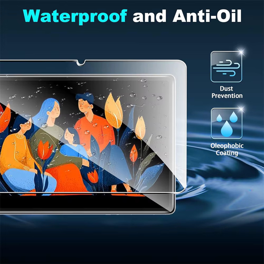 2er-Set gehärtete Glas Displayschutzfolie für Lenovo Xiaoxin Pad 12,1 Zoll 2025 TB365FC, transparent, Anti-Fingerprint und HD-Schutz - Bild 2