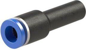 Riegler Steckverbindung aus Kunststoff für Schlauch Durchmesser 6 mm und Stecknippel 8 mm in Blau und Multicolour - Bild 1