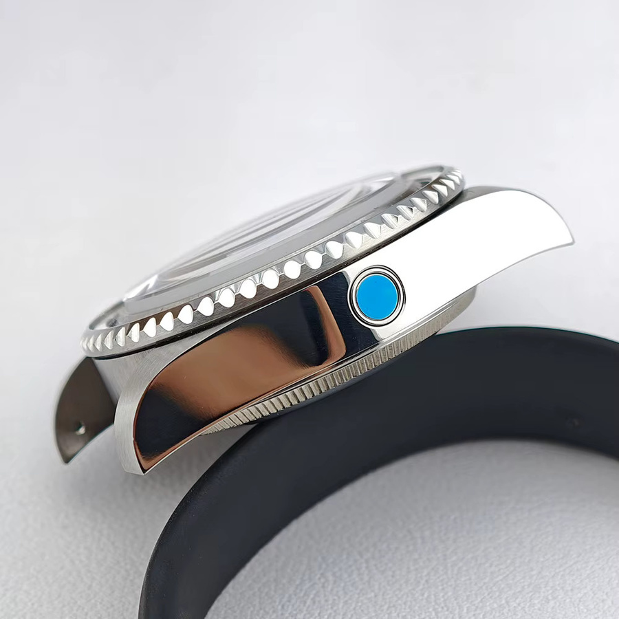 Dwayne Campbell Uhrengehäuse Edelstahl, Silber, 43 mm, Saphirglas - Bild 2