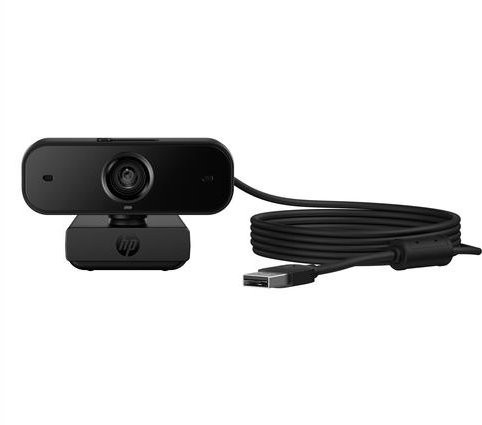 HP 435 Full HD Webcam in Schwarz mit 2 MP Auflösung, Audio und USB-Anschluss - Bild 1