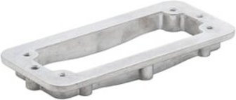 Weidmüller Steckverbindergehäuse HDC IP65 16B FRAME M4 in Silber - Bild 1