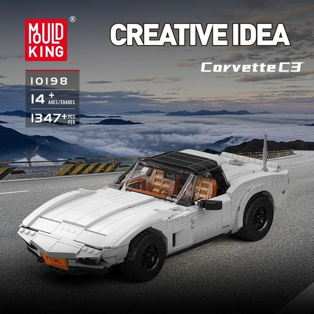 MOULD KING Corvette C3 Sportwagen, Rennwagen, Bausatz, ab 14 Jahren - Bild 1