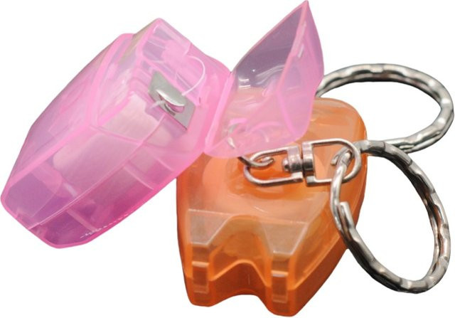 CHIHIRO CARE Zahnseide Schlüsselbund, Mischfarben, Unisex - Bild 1