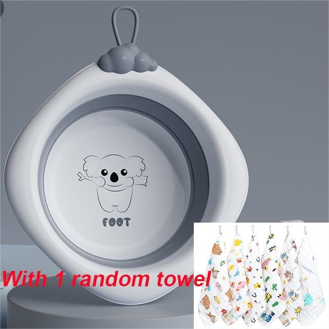 Bestbags 3er-Set faltbare Babywaschbecken aus Kunststoff in Weiß für Reise, Camping und zu Hause - Bild 1