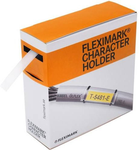 LAPP FLEXIMARK Zeichenaufnahme PTE 9,5-1000TR Zeichenträger aus Kunststoff, Transparent, 10 Stück - Bild 1