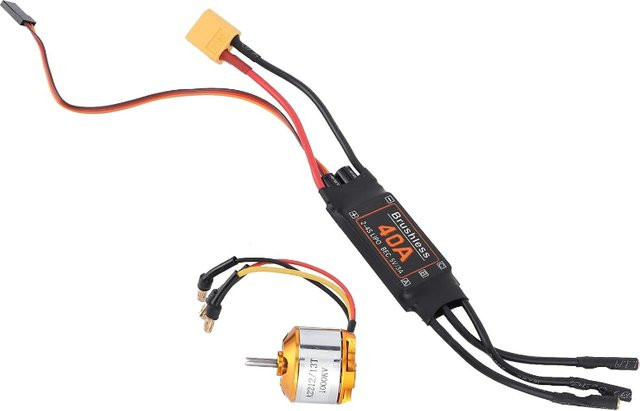 EVANOVM 40A bürstenloser ESC-Set, Metall, Antriebseinheit - Bild 1