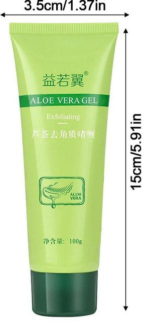 SADOER Aloe Vera Peeling-Gel, 100 g, Unisex, Gesicht und Körper - Bild 1
