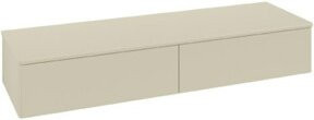 Villeroy & Boch Sideboard Antao ohne Frontstruktur in Walnuss mit lackierter Oberfläche, Farbe Beige, B/H/T: 160 x 26,8 x 50 cm - Bild 1
