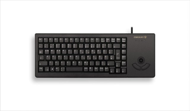 Cherry XS Trackball Keyboard G84-5400 mechanische Tastatur mit Trackball, QWERTZ, USB, Schwarz - Bild 4